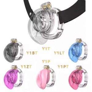 Cobra Transparent Chastity Cage CB Lock – Wearable BDSM Male Soft-Shell Cock Cage
