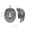 001-9 Cobra Transparent Chastity Cage CB Lock – Wearable BDSM Male Soft-Shell Cock Cage