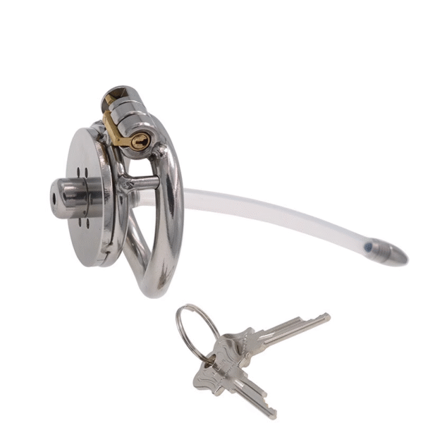 Stainless Steel Anti-Escape Chastity Cage for Men