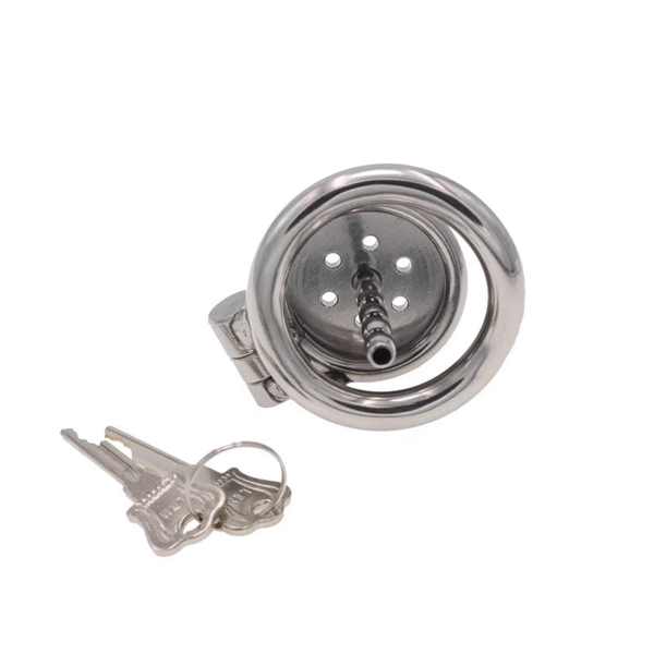 Stainless Steel Anti-Escape Chastity Cage for Men