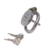 Stainless Steel Anti-Escape Chastity Cage for Men