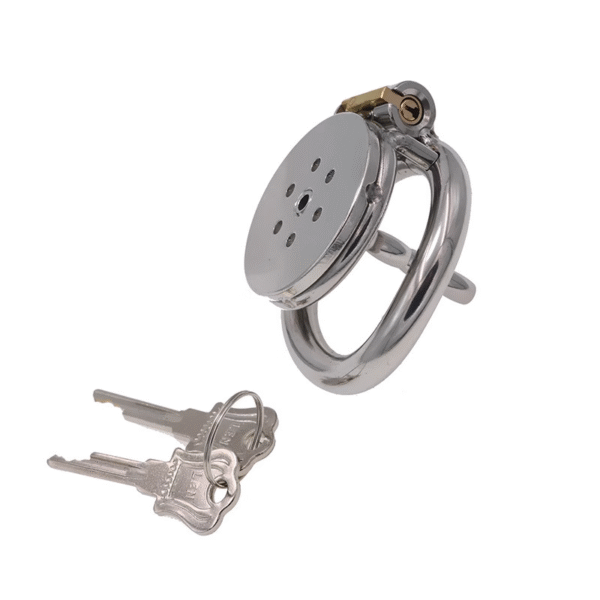 Stainless Steel Anti-Escape Chastity Cage for Men