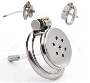 Stainless Steel Anti-Escape Chastity Cage for Men