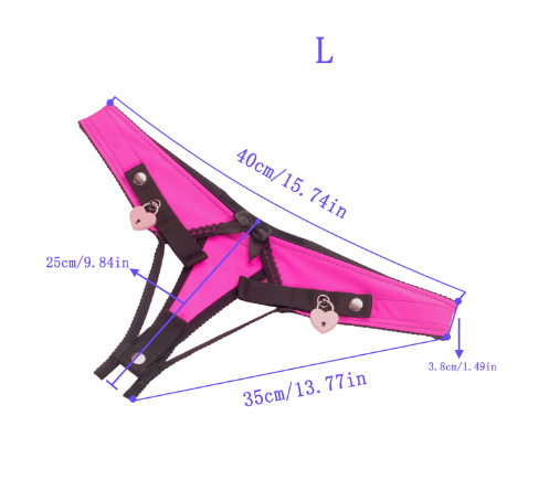 Chastity Cage Support Thong — Prevents Slipping and Keeps the Lock Secure