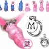 Alien Tentacle Fantasy Dildo Urethral Chastity Device