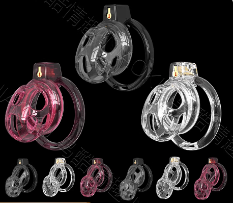 Soft Silicone Transparent CB Chastity Cage BDSM