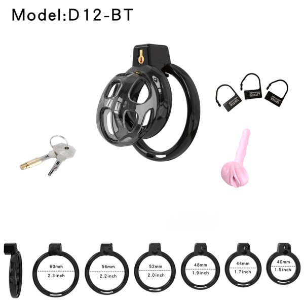 Soft Silicone Transparent CB Chastity Cage BDSM