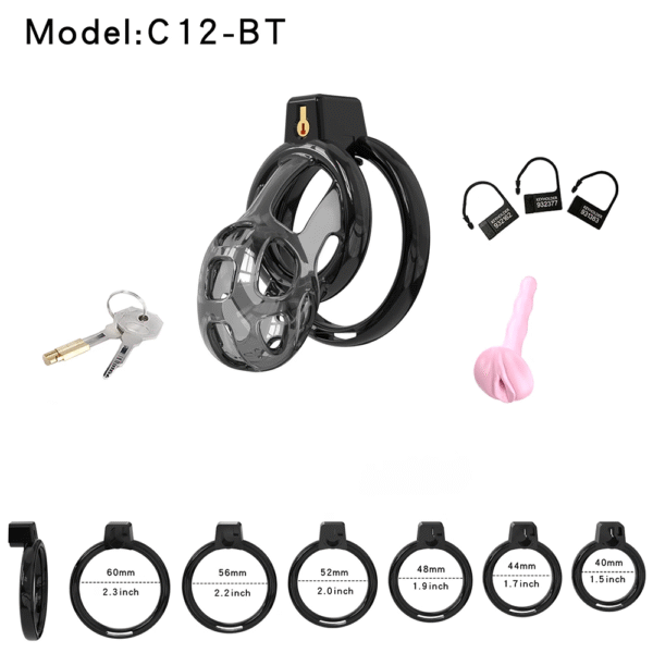 Soft Silicone Transparent CB Chastity Cage BDSM