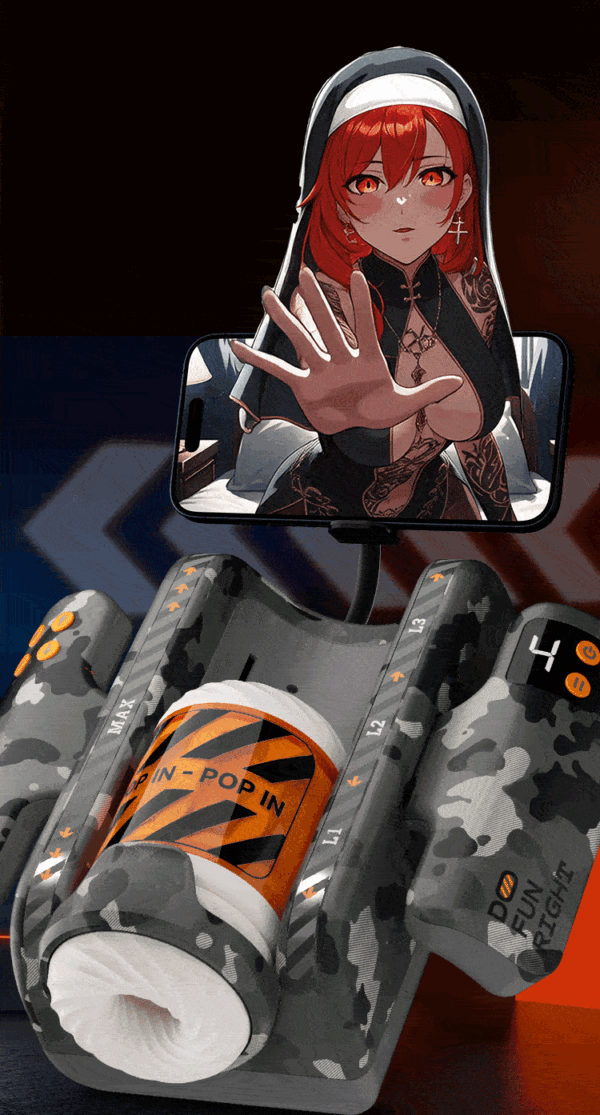 011-2 Monster Thunder Electric Automatic Telescopic Masturbator Cup