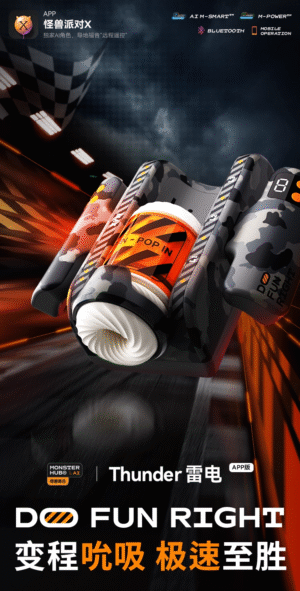 Monster Thunder Electric Automatic Telescopic Masturbator Cup